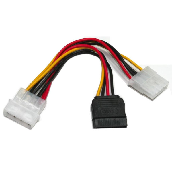 Кабель Extradigital Serial ATA Power Cable, 18 AWG, 0.16m